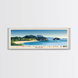 Tiritiri Matangi Island, New Zealand Panoramic Print, Vacation Gift, New Zealand Wall Art, Beach Painting, Beach Decor, Beach Or Lakehouse Art