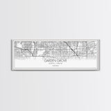 Panoramic Garden Grove City Map, California Art, Map Print, Minimalist Wall Art, Canvas Art, Housewarming Gift, Street Map Art, Closing Gift