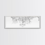 Panoramic Las Vegas  City Map, Nevada Art, Map Print, Minimalist Wall Art, Canvas Art, Housewarming Gift, Street Map Art, Closing Gift