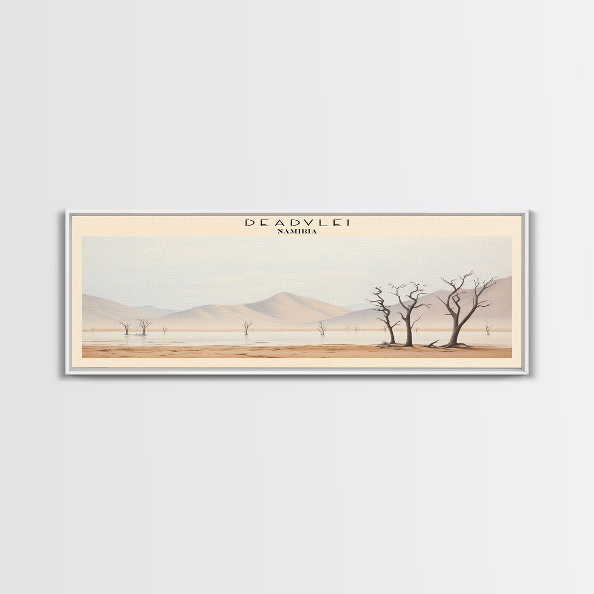 Deadvlei Travel Poster Print, Framed Canvas Wall Art, Metal Wall Art, COUNTRY art, Gift For Him, Travel Wall Art, Travel Lover Gift