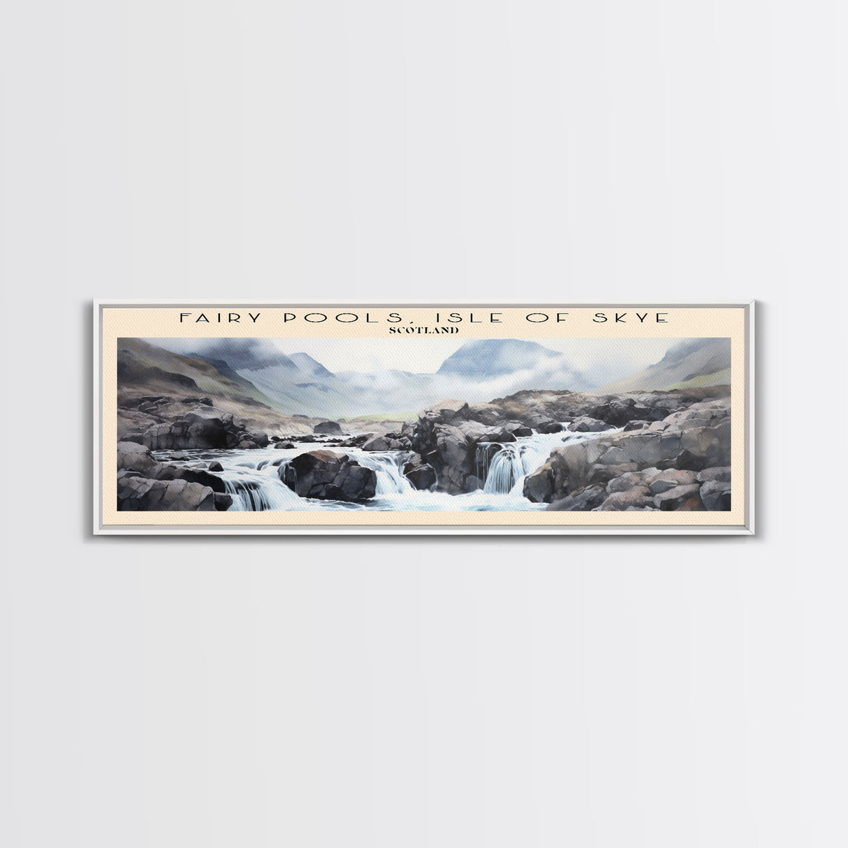 Fairy Pools, Isle of Skye Wall Art Travel Poster Print, Gift For Travel Lover, Vacation Gift, COUNTRY Wall Art, Home Decor, Original Art