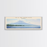 Isla de Ometepe Framed Canvas Print Travel Poster | Wall Art | Home Decor | Gift For Travel Lover | Wall Hanging | Original Art