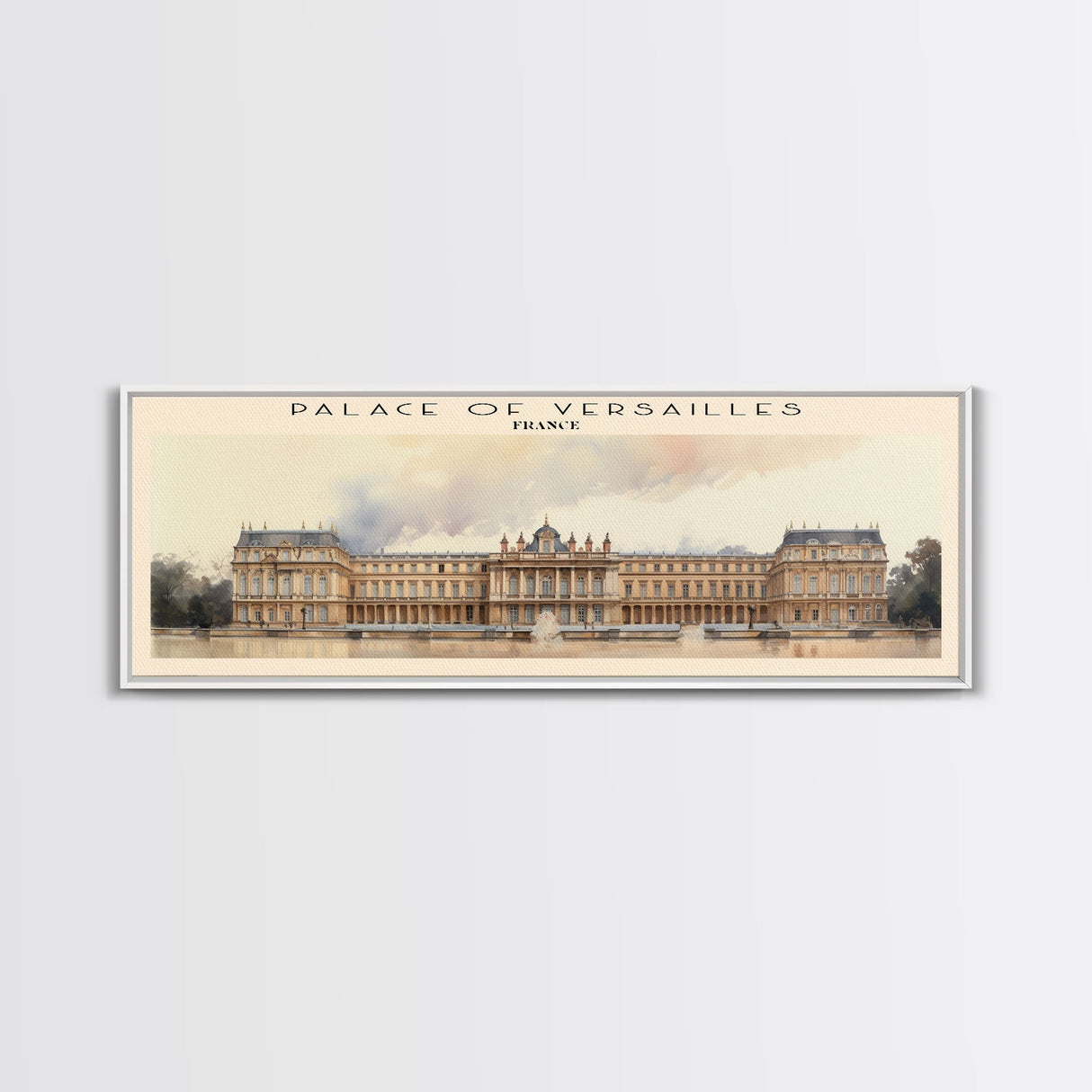 Palace of Versailles Wall Art Travel Poster Print, Gift For Travel Lover, Vacation Gift, COUNTRY Wall Art, Home Decor, Original Art