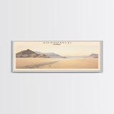 Sossusvlei COUNTRY | Framed Travel Poster Canvas Print | Trendy Wall Art | Watercolor Painting | Living Room Art | Unique Art