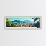 Joao Pessoa, Brazil Travel Poster Panoramic Canvas Print, Joao Pessoa, Brazil Painting, Brazil Art, Joao Pessoa Travel Art, Guest Room Painting