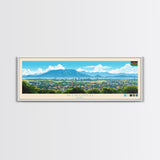 Kisumu, Kenya Panoramic Travel Poster Canvas Print, Kisumu, Kenya Painting, Kenya Art, Kisumu Travel Art, Guest Room Painting