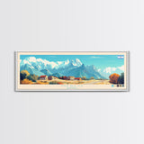 Merlo, Argentina Travel Poster Panoramic Canvas Print, Merlo, Argentina Painting, Argentina Art, Merlo Travel Art, Guest Room Painting