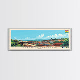 Sekondi-Takoradi, Ghana Panoramic Travel Poster Canvas Print, Sekondi-Takoradi, Ghana Painting, Ghana Art, Sekondi-Takoradi Panoramic Travel Art, Travel Painting