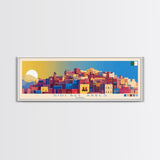 Sidi bel Abbes, Algeria Travel Poster Panoramic Canvas Print, Sidi bel Abbes, Algeria Painting, Algeria Art, Sidi bel Abbes Travel Art, Guest Room Painting