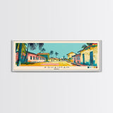 Ashaiman, Ghana Panoramic Canvas Print, Ashaiman, Ghana Painting, Ghana Art, Ashaiman Travel Poster, Travel Art, Guest Room Painting