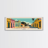 Fernando de la Mora, Paraguay Panoramic Canvas Print, Fernando de la Mora, Paraguay Painting, Paraguay Art, Fernando de la Mora Travel Poster, Travel Art, Guest Room Painting