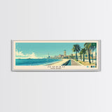 Jeddah, Saudi Arabia Panoramic Canvas Print, Jeddah, Saudi Arabia Painting, Saudi Arabia Art, Jeddah Travel Poster, Travel Art, Guest Room Painting