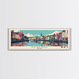 Kilkenny, Ireland Panoramic Canvas Print, Kilkenny, Ireland Painting, Ireland Art, Kilkenny Travel Poster, Travel Art, Vacation Gift