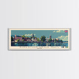 Kingston upon Hull, England Panoramic Canvas Print, Kingston upon Hull, England Painting, England Art, Kingston upon Hull Travel Poster, Travel Art, Housewarming Gift