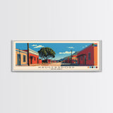 Krugersdorp, South Africa Panoramic Canvas Print, Krugersdorp, South Africa Painting, South Africa Art, Krugersdorp Travel Poster, Travel Art, Guest Room Painting