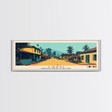 Likasi, Congo Panoramic Canvas Print, Likasi, Congo Painting, Congo Art, Likasi Travel Poster, Travel Art, Guest Room Painting