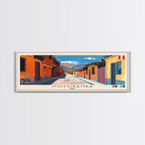 Moyobamba, Peru Panoramic Canvas Print, Moyobamba, Peru Painting, Peru Art, Moyobamba Travel Poster, Travel Art, Guest Room Painting