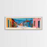 Paita, Peru Panoramic Canvas Print, Paita, Peru Painting, Peru Art, Paita Travel Poster, Travel Art, Guest Room Painting