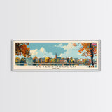 Peterborough, England Panoramic Canvas Print, Peterborough, England Painting, England Art, Peterborough Travel Poster, Travel Art, Housewarming Gift