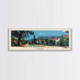 Pietermaritzburg, South Africa Panoramic Canvas Print, Pietermaritzburg, South Africa Painting, South Africa Art, Pietermaritzburg Travel Poster, Travel Art, Guest Room Painting