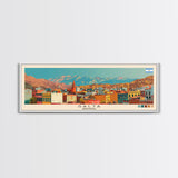 Salta, Argentina Panoramic Canvas Print, Salta, Argentina Painting, Argentina Art, Salta Travel Poster, Travel Art, Living Room Painting