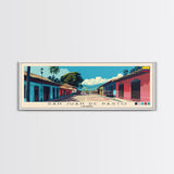 San Juan de Pasto, Colombia Panoramic Canvas Print, San Juan de Pasto, Colombia Painting, Colombia Art, San Juan de Pasto Travel Poster, Travel Art, Living Room Painting