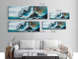 Fantasy Waterfall Canvas Print - Panoramic Landscape Painting - Perfect for Living Room and Bedroom Decor