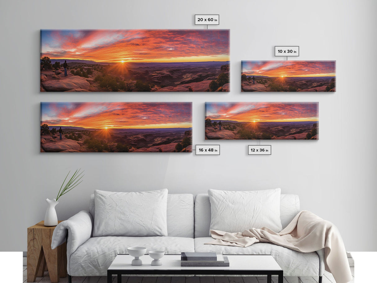 Panoramic of Canyonlands National Park, Extra Large Wall Art, Panoramic Wall Art, Panoramic Print, Landscape Photography, Landscape Print