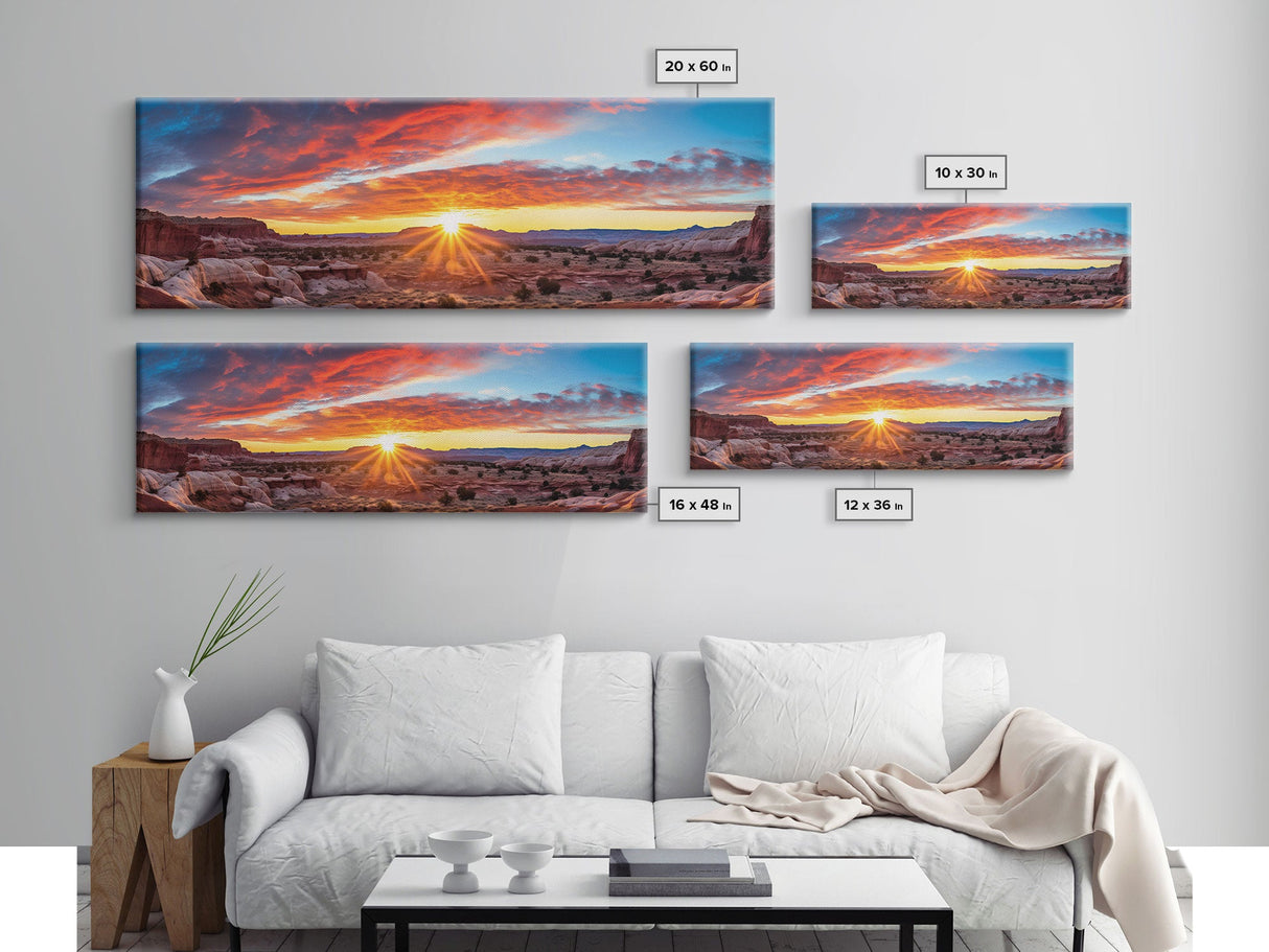 Panoramic of Capitol Reef National Park, Extra Large Wall Art, Panoramic Wall Art, Panoramic Print, Landscape Photography, Landscape Print