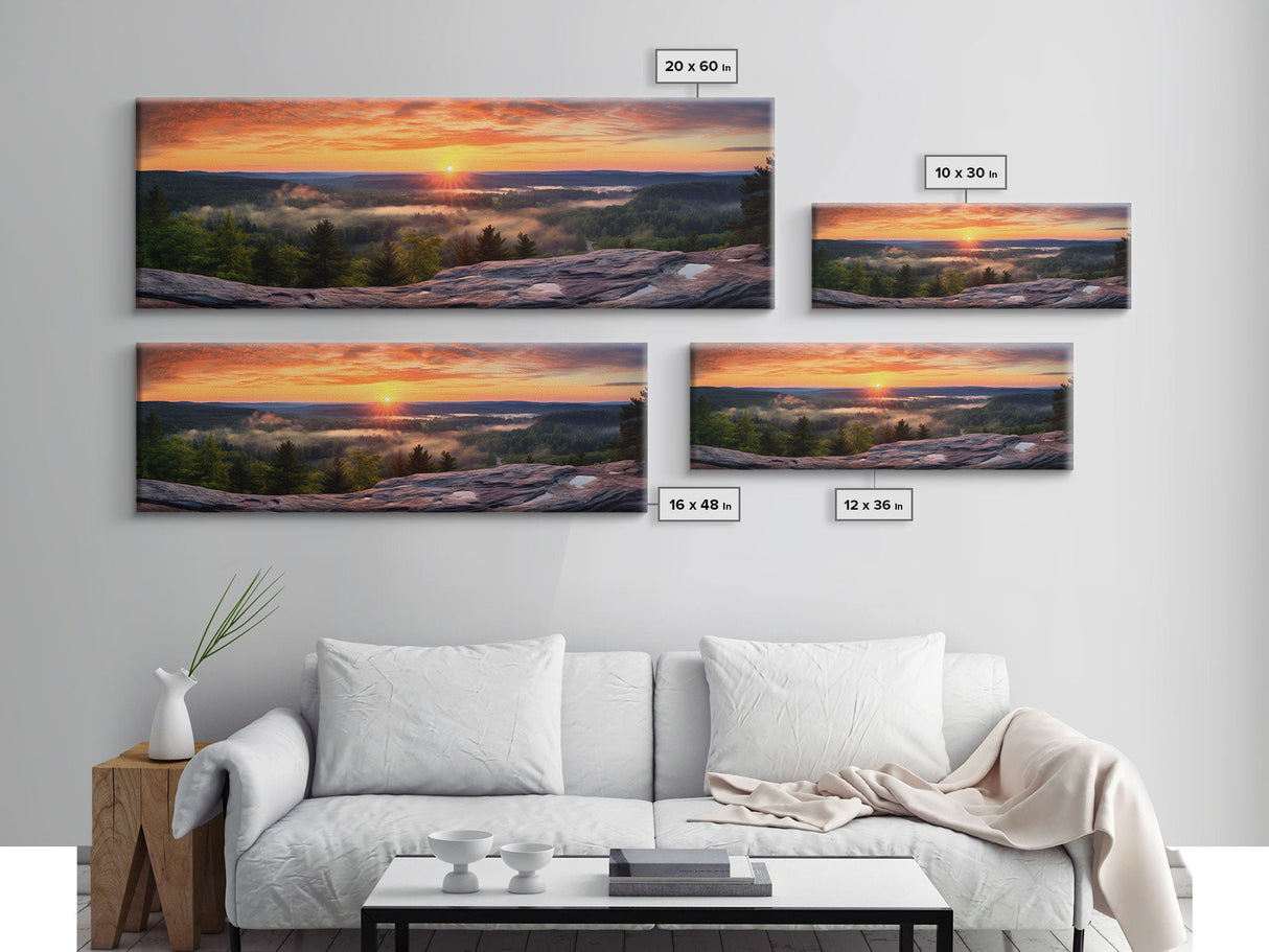 Panoramic of Cuyahoga Valley National Park, Extra Large Wall Art, Panoramic Wall Art, Panoramic Print, Landscape Photography Landscape Print