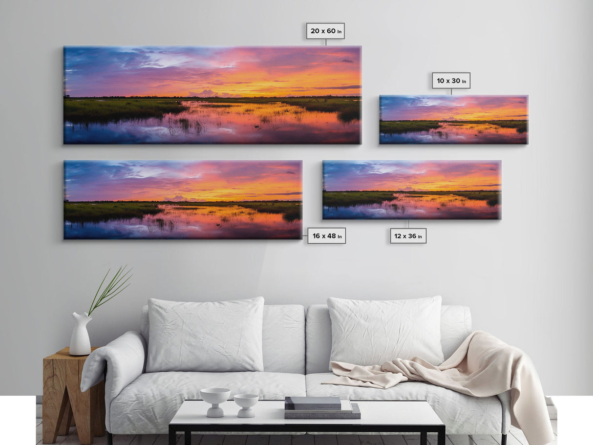 Panoramic of Everglades National Park, Extra Large Wall Art, Panoramic Wall Art, Panoramic Print, Landscape Photography Landscape Print