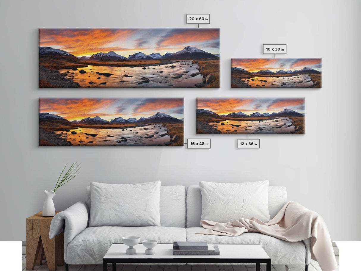 Panoramic of Gates Of The Arctic National Park , Extra Large Wall Art, Panoramic Wall Art, Panoramic Landscape Print, Landscape Photography