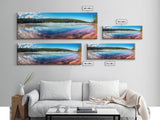 Panoramic of Grand Prismatic Spring Yellowstone, Extra Large Wall Art, Panoramic Wall Art, Panoramic Landscape Print, Landscape Photography