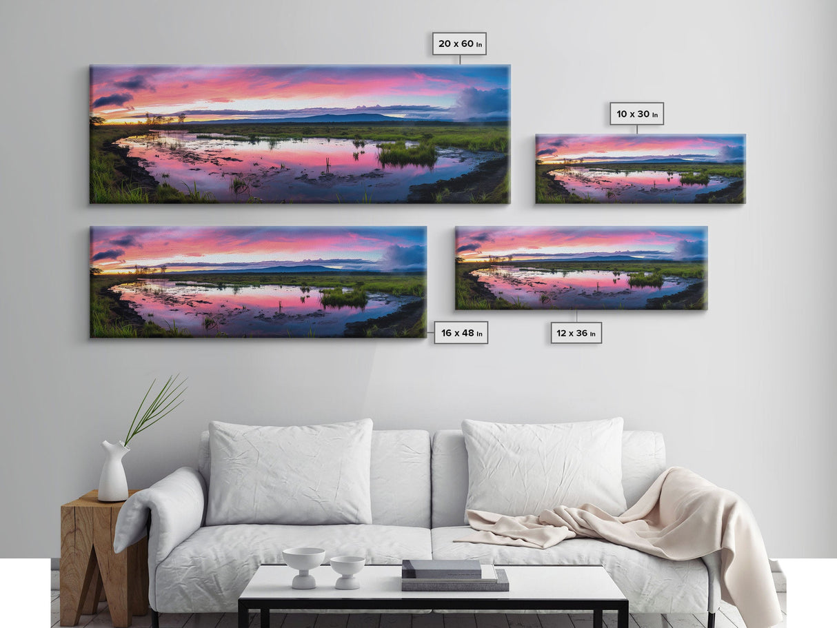 Panoramic of Hawaii Volcanoes National Park, Extra Large Wall Art, Panoramic Wall Art, Panoramic Landscape Print, Landscape Photography