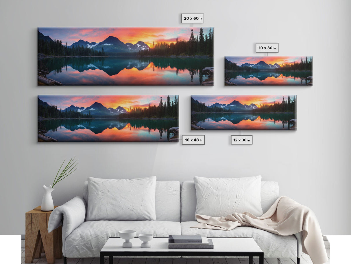 Panoramic Print of North Cascades National Park Extra Large Wall Art, Panoramic Wall Art, Panoramic Landscape Print, Landscape Photography