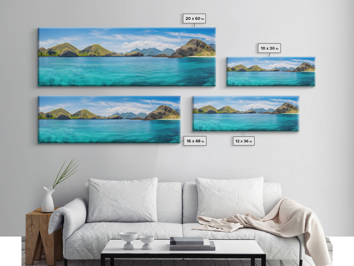 Panoramic Print of Ogasawara Islands Tokyo Japan Extra Large Wall Art, Panoramic Wall Art, Panoramic Landscape Print, Landscape Photography