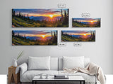 Panoramic of Olympic National Park, Extra Large Wall Art, Panoramic Wall Art, Panoramic Print, Landscape Photography Landscape