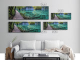 Panoramic Print of Plitvice Lakes Park Croatia Extra Large Wall Art, Panoramic Wall Art, Panoramic Landscape Print, Landscape Photography