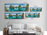 Panoramic Print of Raja Ampat Islands Indonesia Extra Large Wall Art, Panoramic Wall Art, Panoramic Landscape Print, Landscape Photography