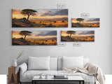 Panoramic Print of The Serengeti in Tanzania Extra Large Wall Art, Panoramic Wall Art, Panoramic Landscape Print, Landscape Photography