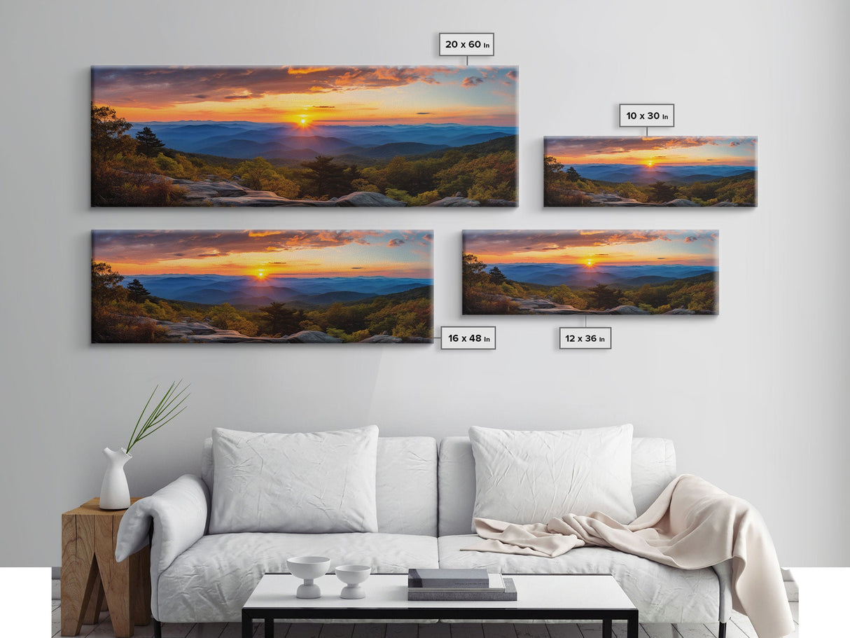 Panoramic Print of Shenandoah National Park Extra Large Wall Art, Panoramic Wall Art, Panoramic Landscape Print, Landscape Photography