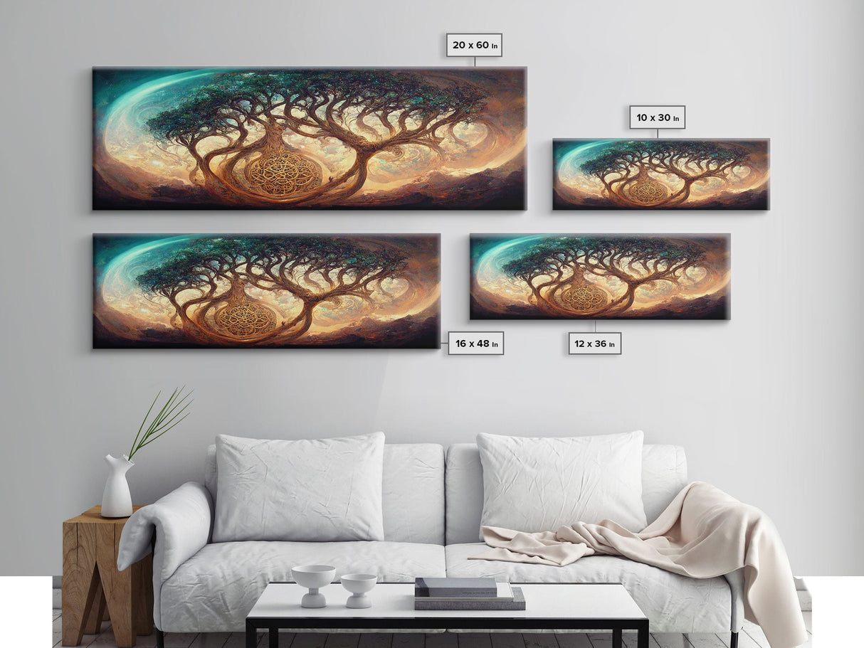 Abstract Tree Of Life Roots Nature Fine Art Print, Wall Art Print, Wall Décor, Wall Poster