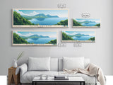 Alor Island, Indonesia Panoramic Print, Vacation Gift, Indonesia Wall Art, Beach Painting, Beach Decor, Beach Or Lakehouse Art