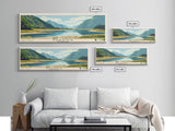 Awaroa, New Zealand Panoramic Beach Print, Vacation Gift, New Zealand Wall Art, Framed Canvas Print, Framed Beach Painting