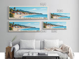 Bahia de Las Aguilas, Dominican Republic Panoramic Print, Vacation Gift, Dominican Republic Wall Art, Beach Painting, Beach Decor, Large Wall Art, Wood Frame Art