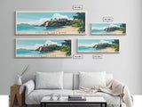 Coche Island, Venezuela Panoramic Print, Vacation Gift, Venezuela Wall Art, Beach Painting, Beach Decor, Beach Or Lakehouse Art