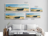 Dungeness, United Kingdom Panoramic Print, Vacation Gift, United Kingdom Wall Art, Beach Painting, Beach Decor, Beach Or Lakehouse Art