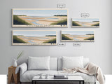 Holkham Beach, United Kingdom Panoramic Print, Vacation Gift, United Kingdom Wall Art, Beach Painting, Beach Decor, Beach Or Lakehouse Art