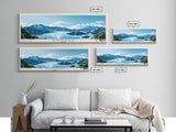 Honshu, Japan Panoramic Beach Print, Vacation Gift, Japan Wall Art, Beach Painting, Beach Decor, Beach Painting