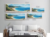 Ilıca Beach, Turkey Panoramic Print, Vacation Gift, Turkey Wall Art, Beach Painting, Beach Decor, Beach Or Lakehouse Art